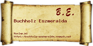 Buchholz Eszmeralda névjegykártya